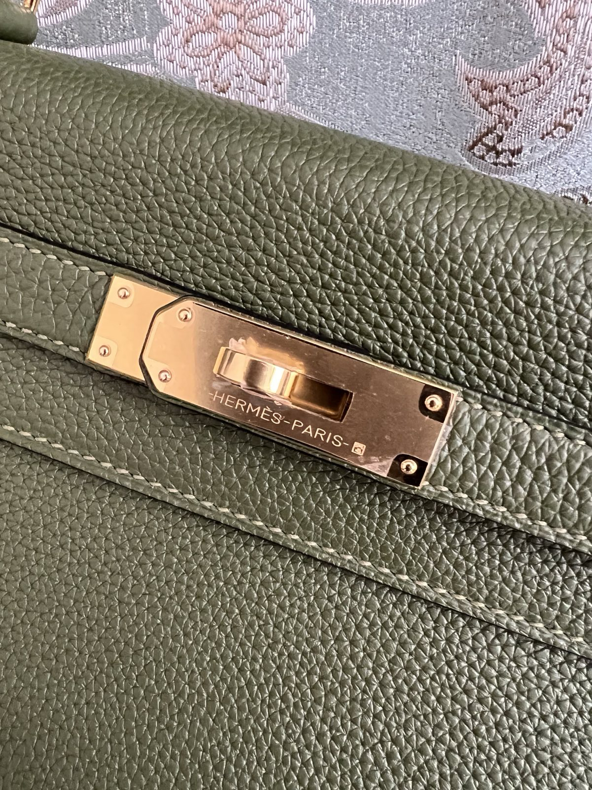 СУМКА HERMES KELLY 28 ручная работа детальное фото