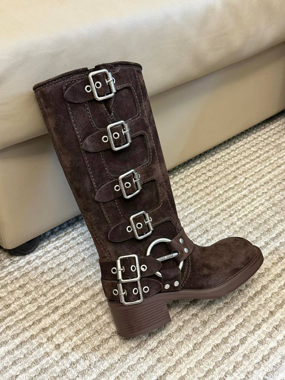 САПОГИ MIU MIU детальное фото