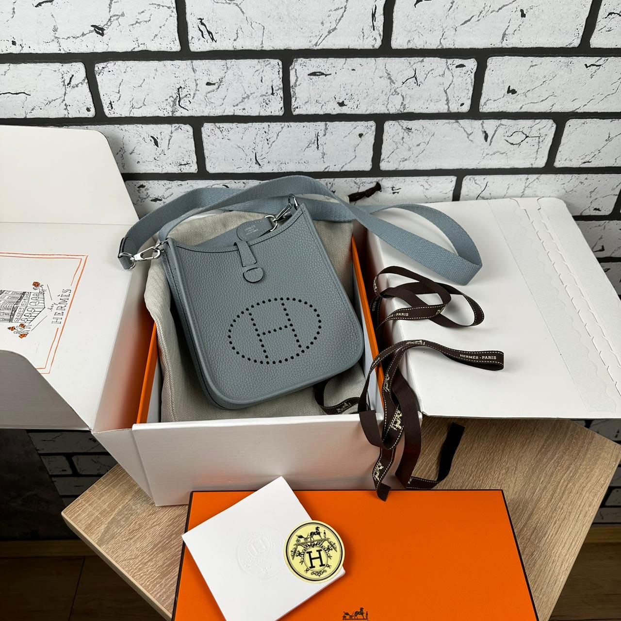 СУМКА HERMES EVELYNE детальное фото