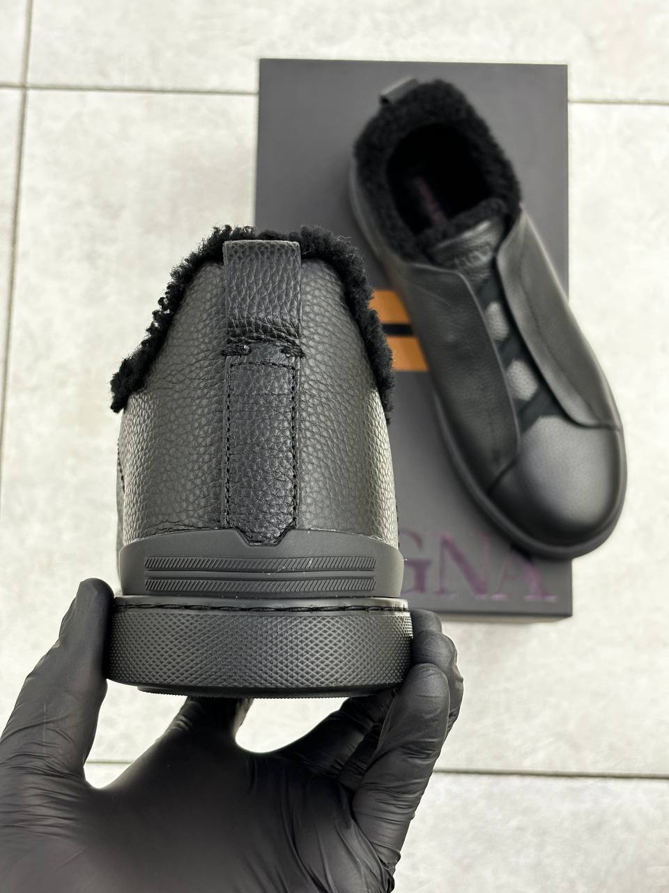 МУЖСКИЕ КЕДЫ ZEGNA детальное фото