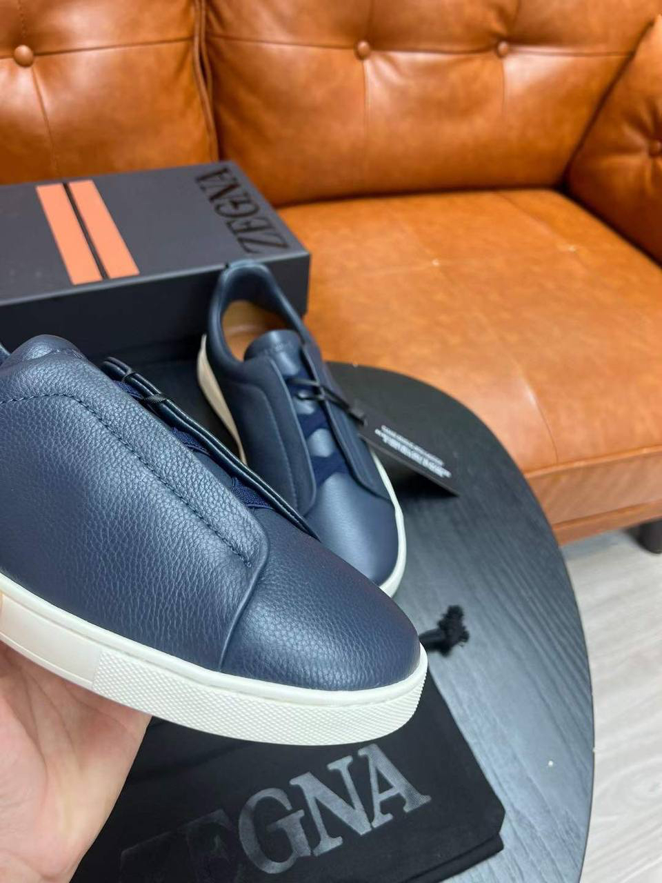 МУЖСКИЕ КЕДЫ ZEGNA детальное фото