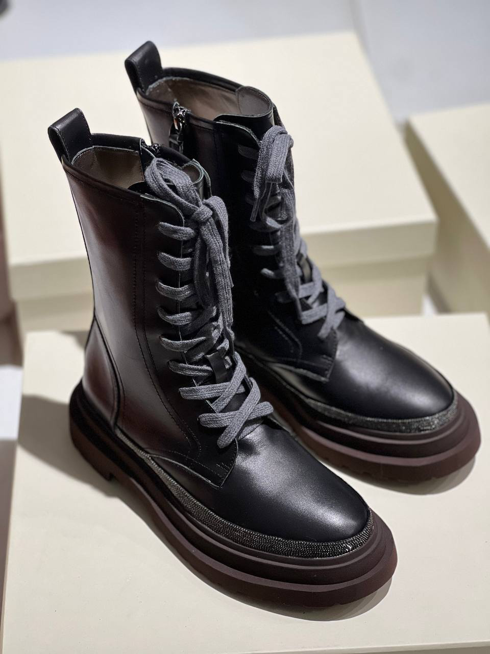 БОТИНКИ BRUNELLO CUCINELLI детальное фото