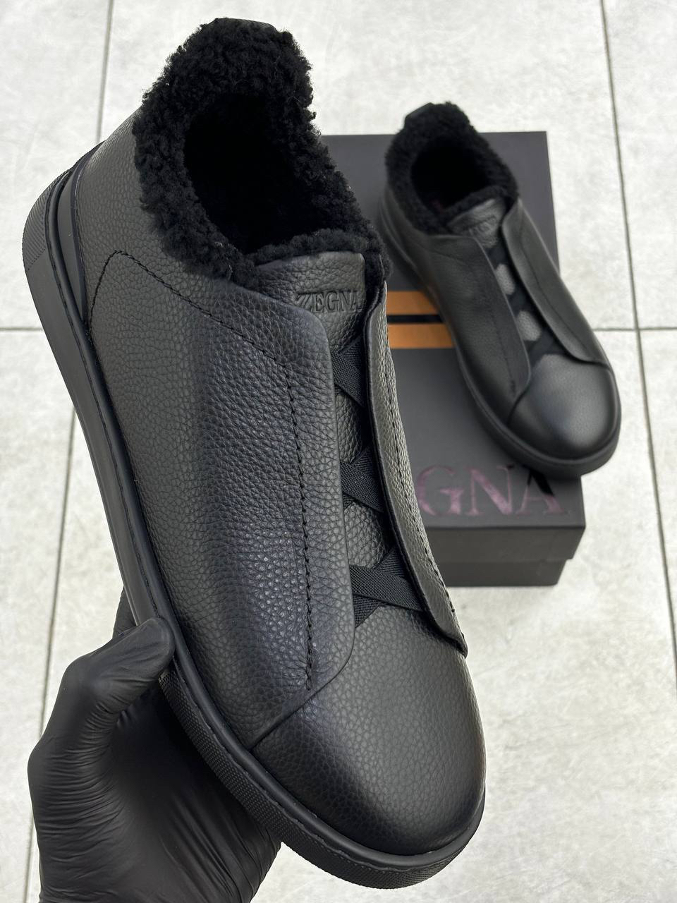 МУЖСКИЕ КЕДЫ ZEGNA детальное фото