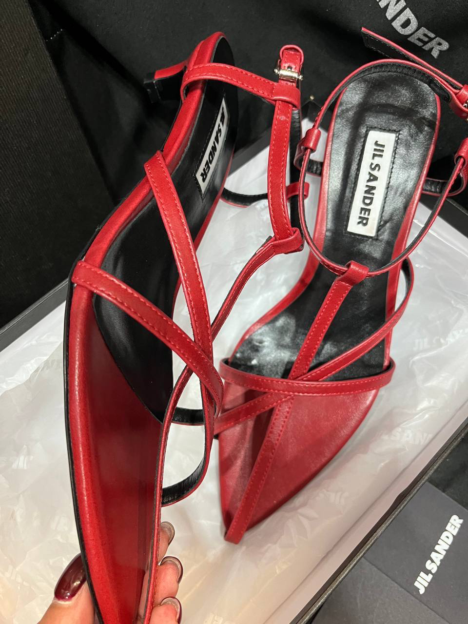 БОСОНОЖКИ JIL SANDER детальное фото