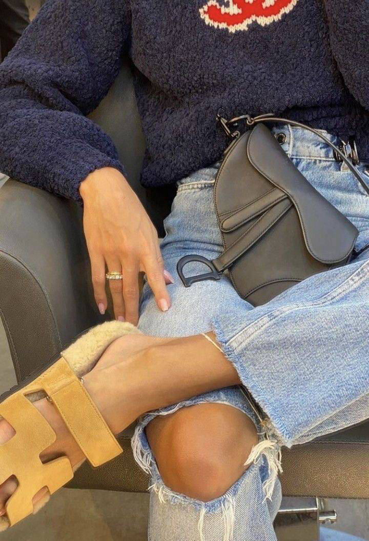 ШЛЕПКИ HERMES детальное фото