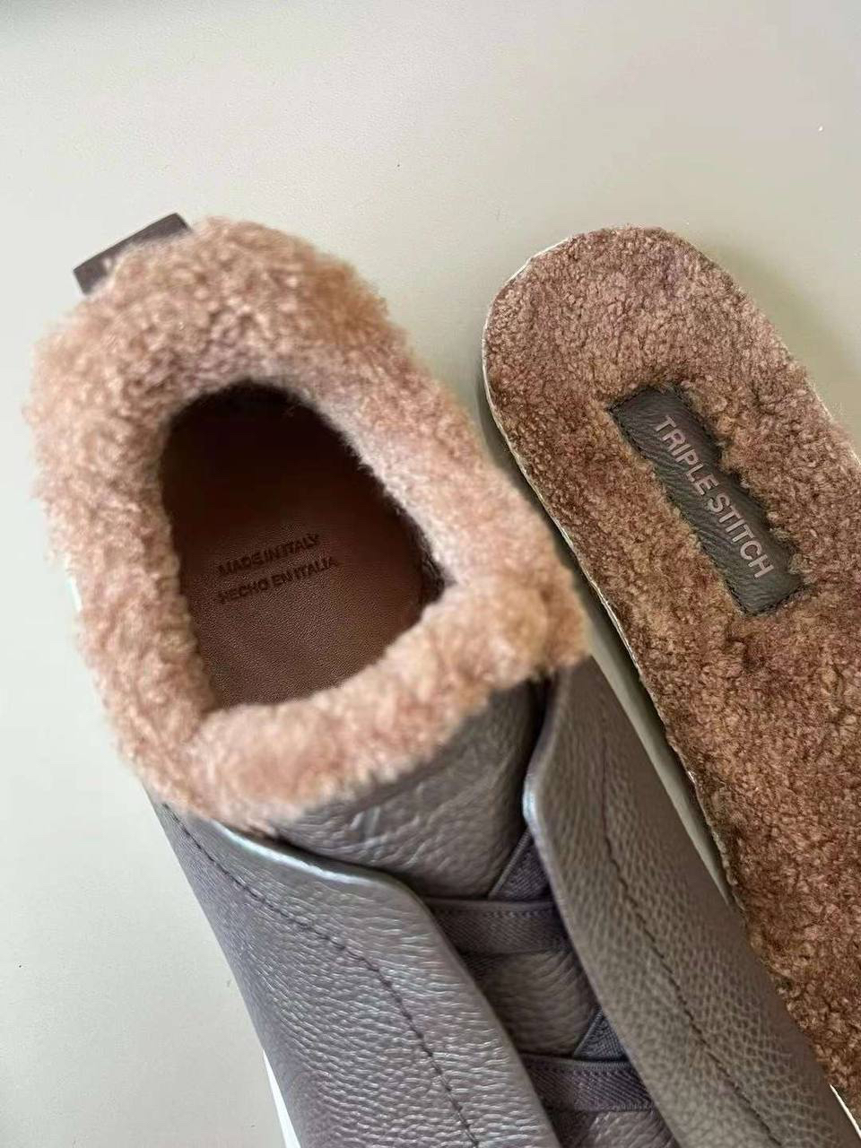 МУЖСКИЕ КЕДЫ ZEGNA детальное фото
