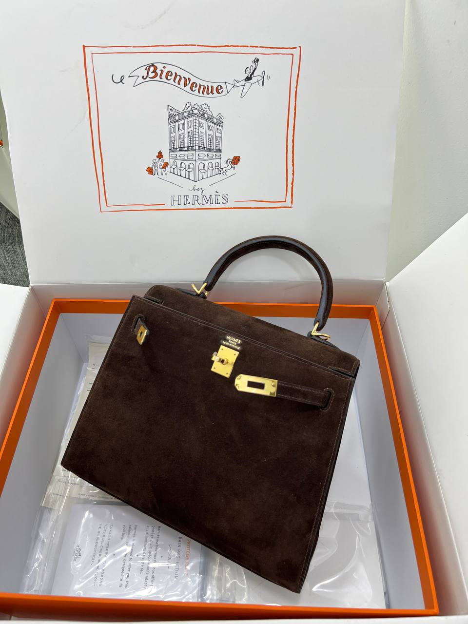 СУМКА HERMES KELLY 25 детальное фото