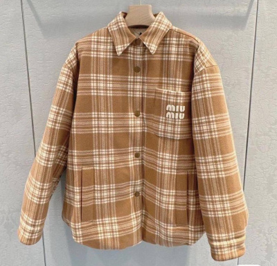 РУБАШКА УТЕПЛЕННАЯ MIU MIU фото