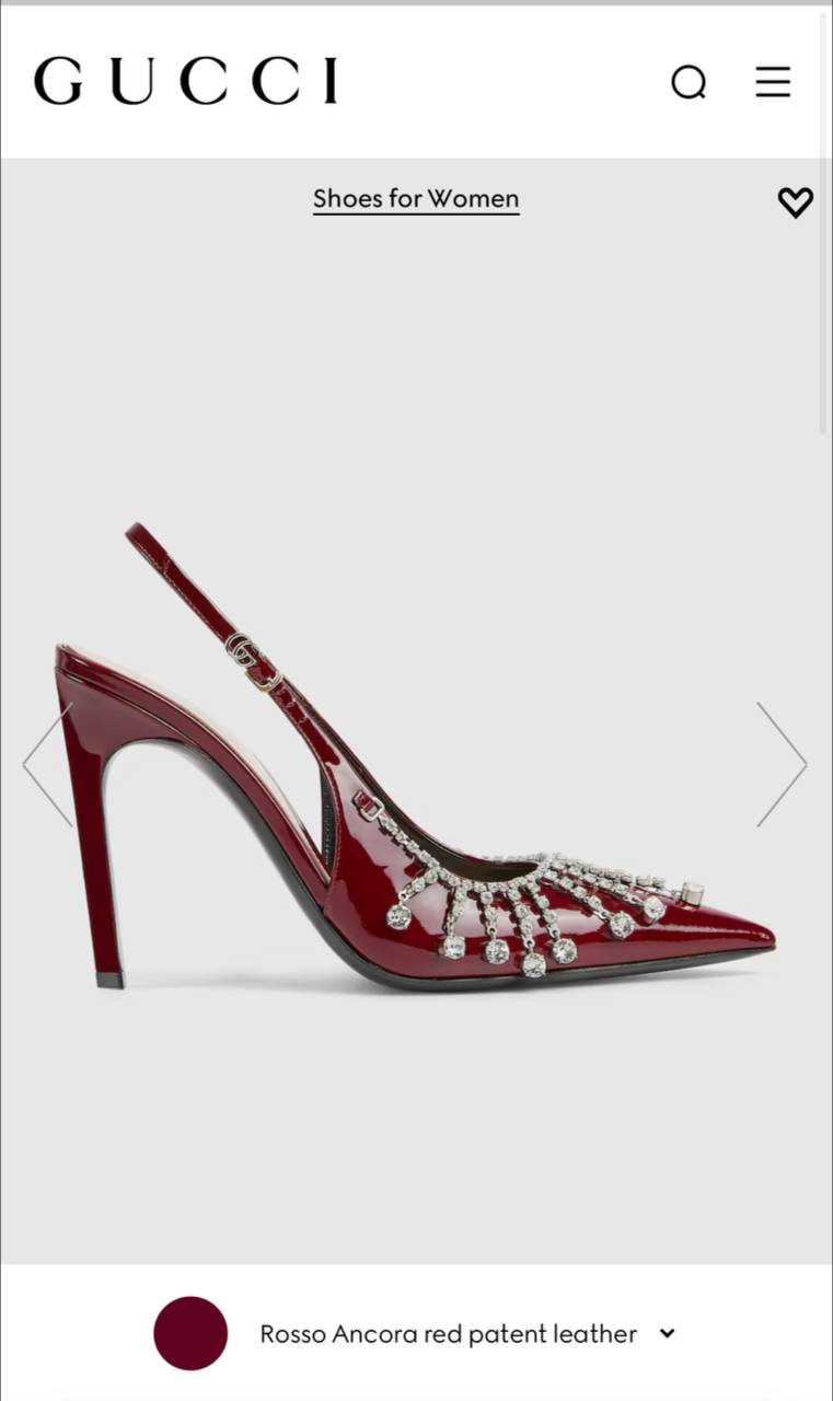 ТУФЛИ GUCCI детальное фото
