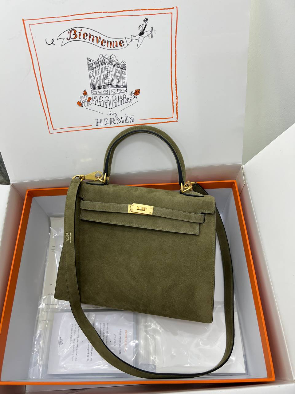 СУМКА HERMES KELLY 25 детальное фото