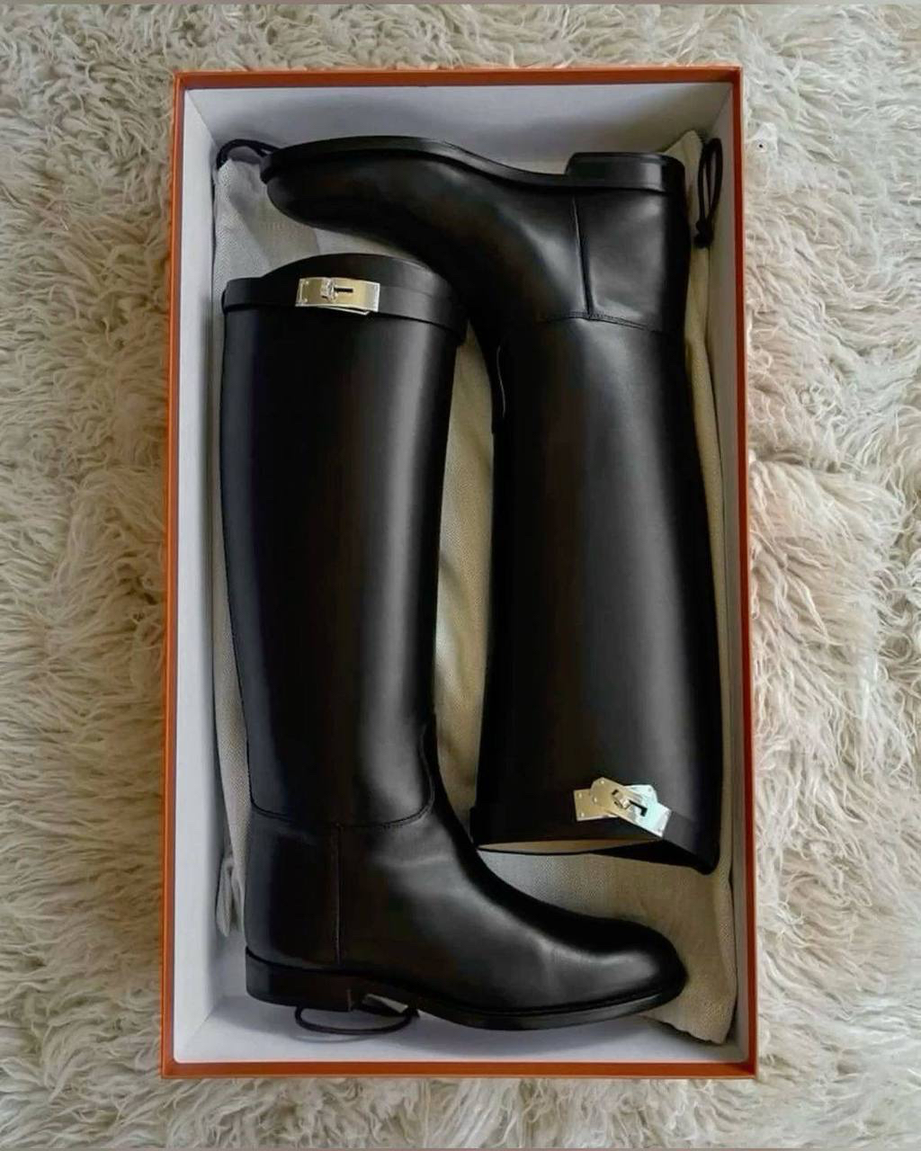 САПОГИ HERMES детальное фото