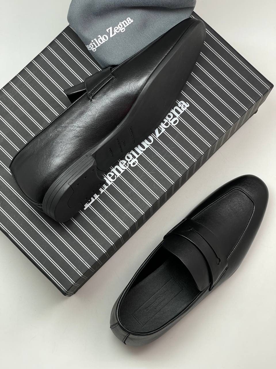 МУЖСКИЕ ЛОФЕРЫ ZEGNA детальное фото