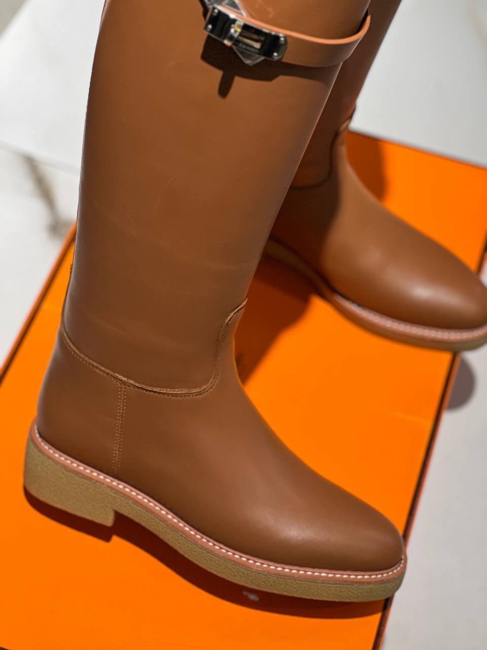 САПОГИ HERMES детальное фото