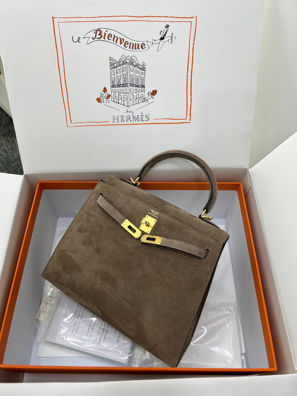 СУМКА HERMES KELLY 25 детальное фото