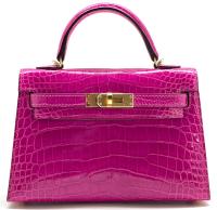 СУМКА HERMES KELLY 20 MINI ручная работа фото