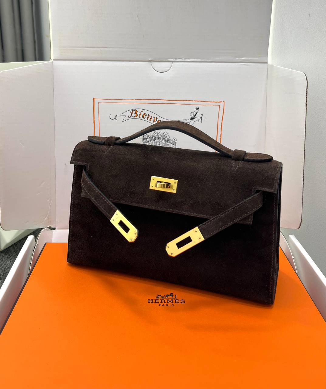 СУМКА HERMES KELLY POCHETTE детальное фото