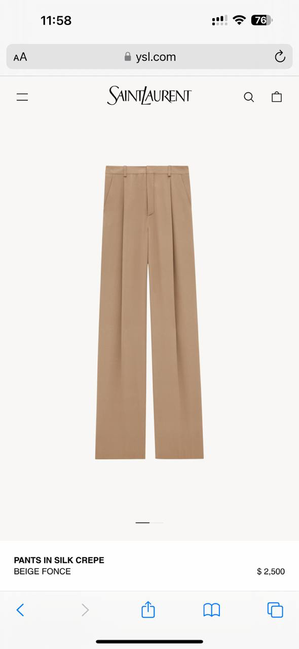 КОСТЮМ SAINT LAURENT детальное фото