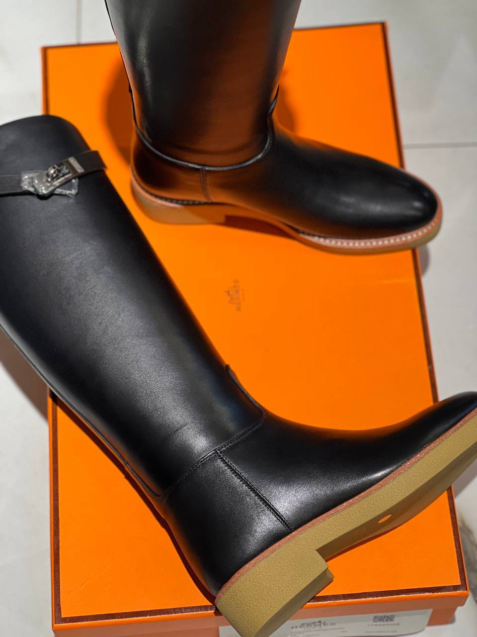 САПОГИ HERMES детальное фото