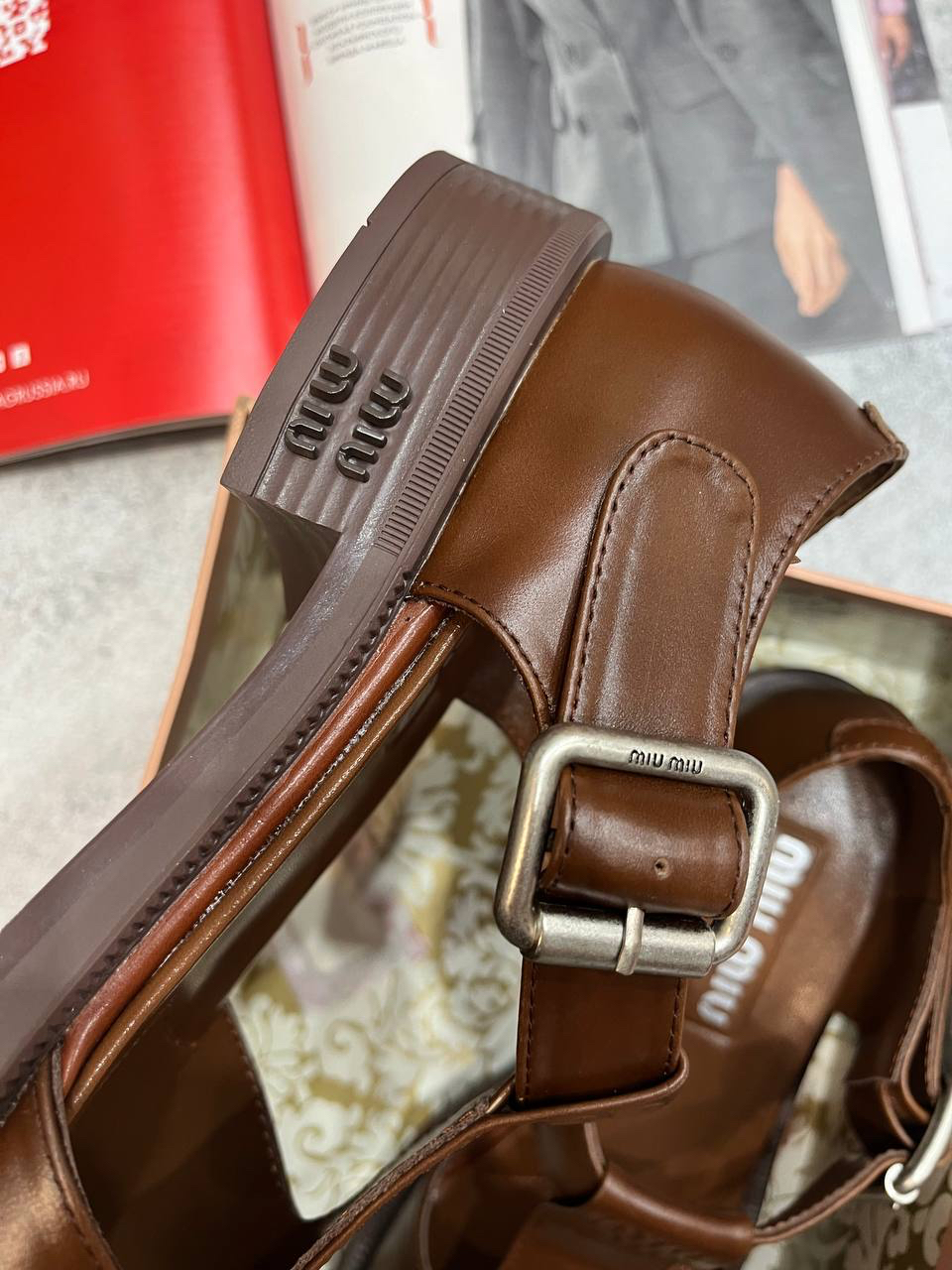 ТУФЛИ MIU MIU детальное фото