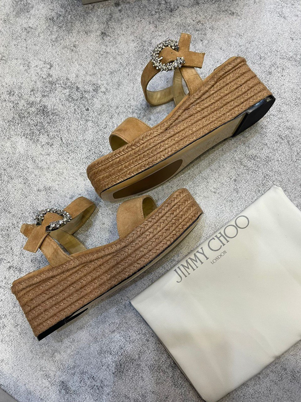 БОСОНОЖКИ JIMMY CHOO детальное фото