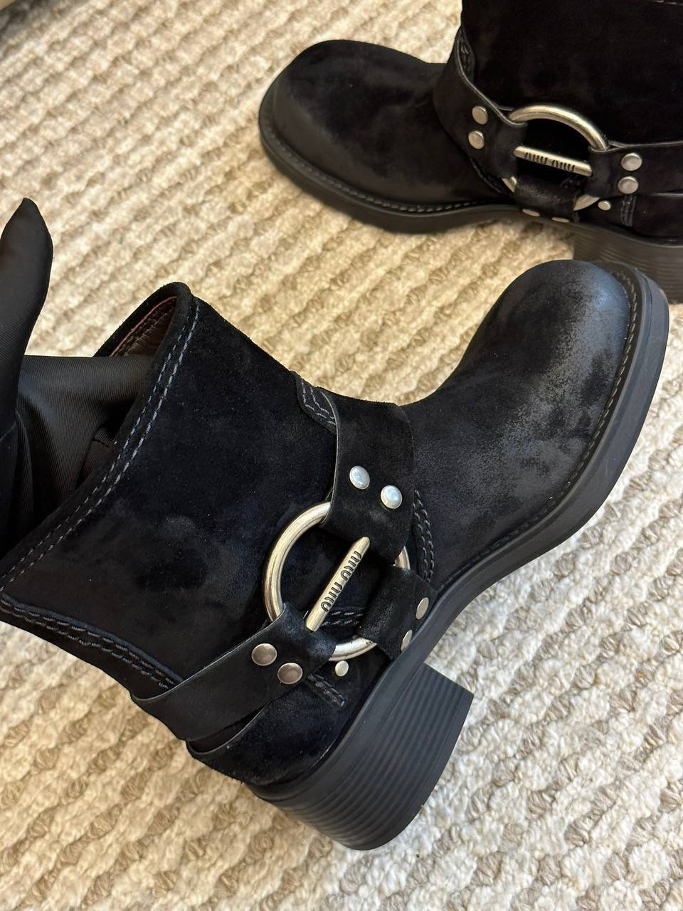 БОТИЛЬОНЫ MIU MIU детальное фото