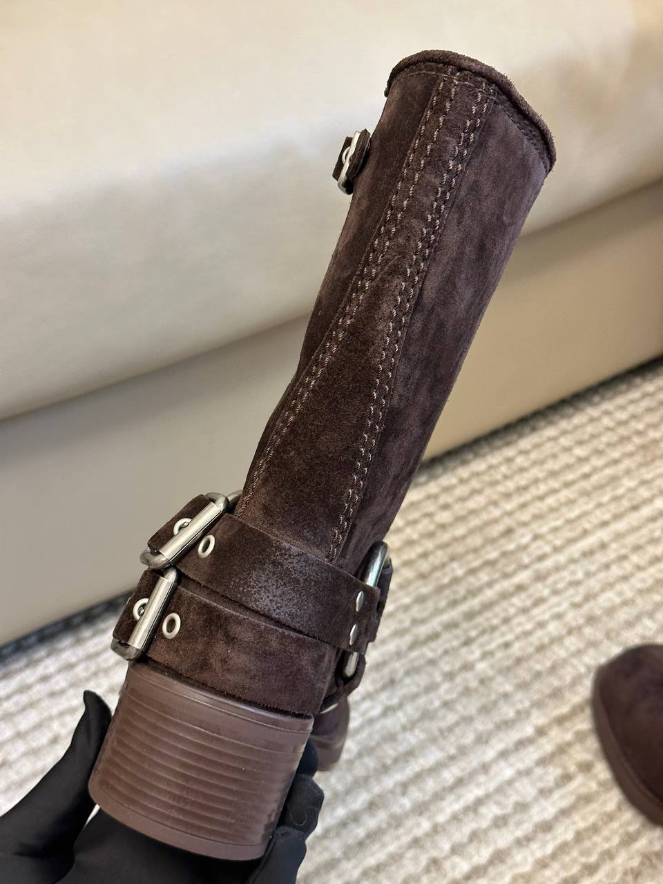 САПОГИ MIU MIU детальное фото