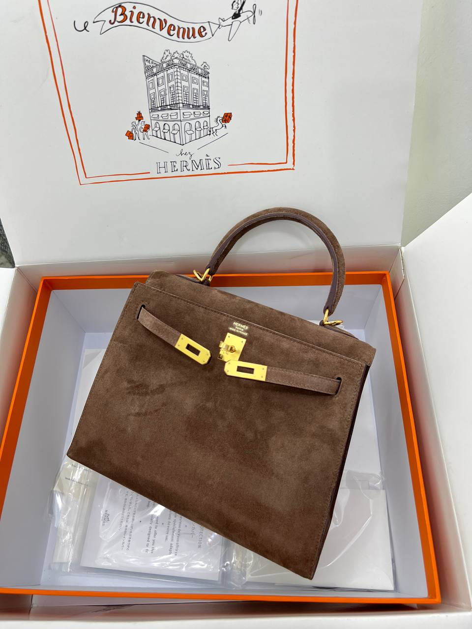 СУМКА HERMES KELLY 25 детальное фото