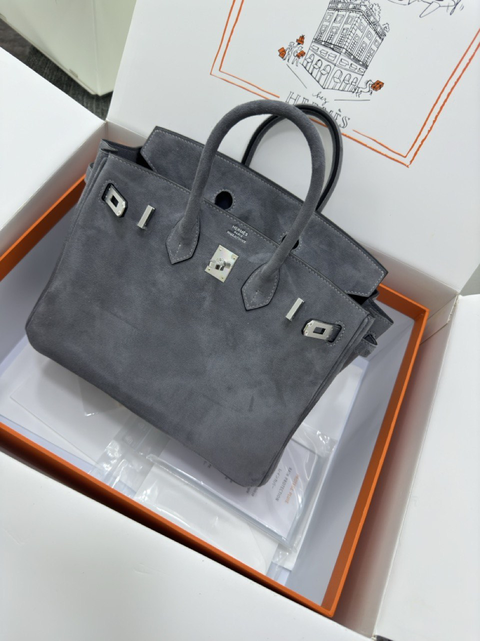 СУМКА HERMES BIRKIN 25 детальное фото