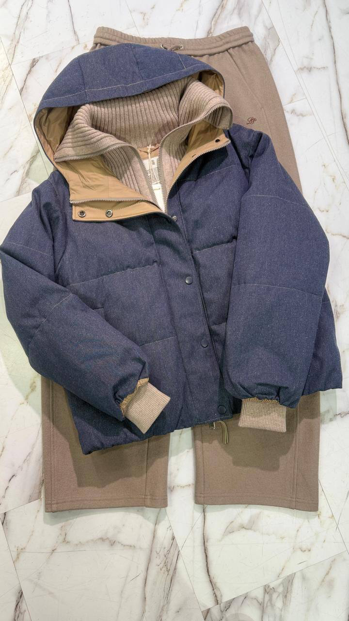 ПУХОВИК BRUNELLO CUCINELLI детальное фото