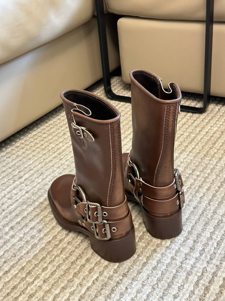 САПОГИ MIU MIU детальное фото