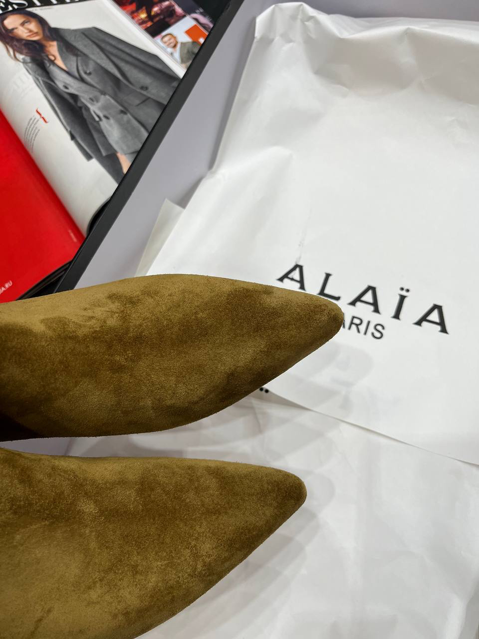 САПОГИ ALAIA детальное фото