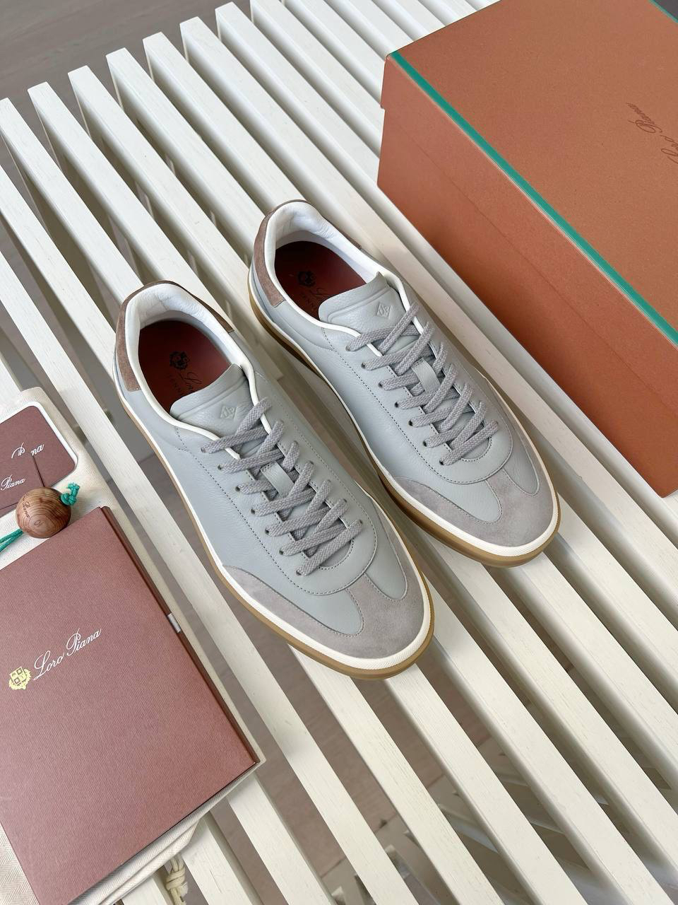 МУЖСКИЕ КЕДЫ LORO PIANA детальное фото