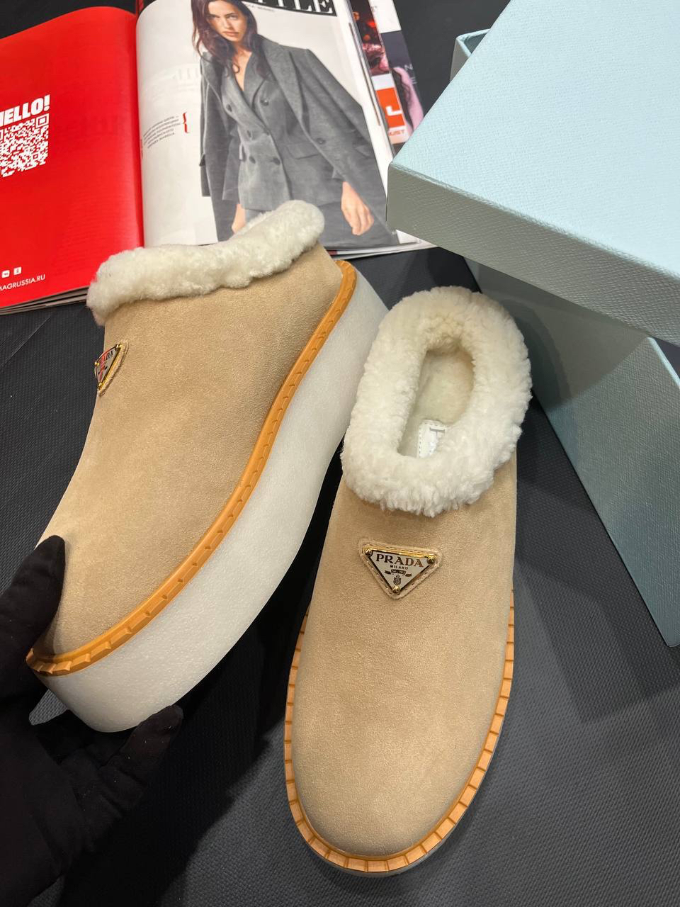 УГГИ PRADA детальное фото