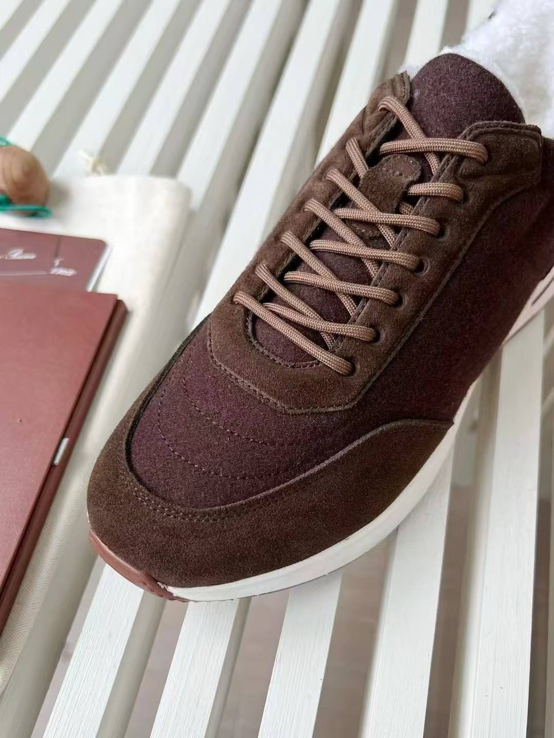 МУЖСКИЕ КРОССОВКИ LORO PIANA детальное фото