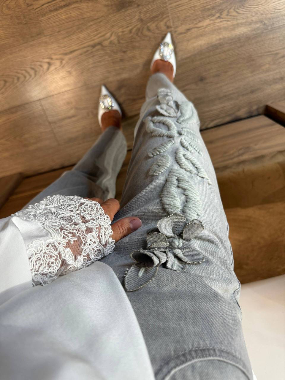 ДЖИНСЫ ERMANNO SCERVINO детальное фото