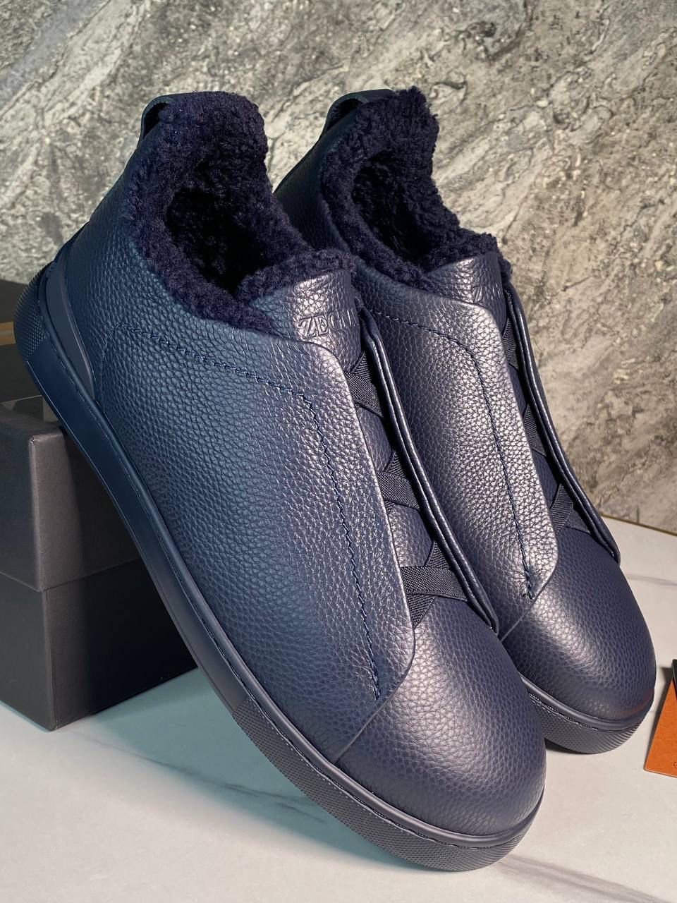 МУЖСКИЕ КЕДЫ ZEGNA детальное фото