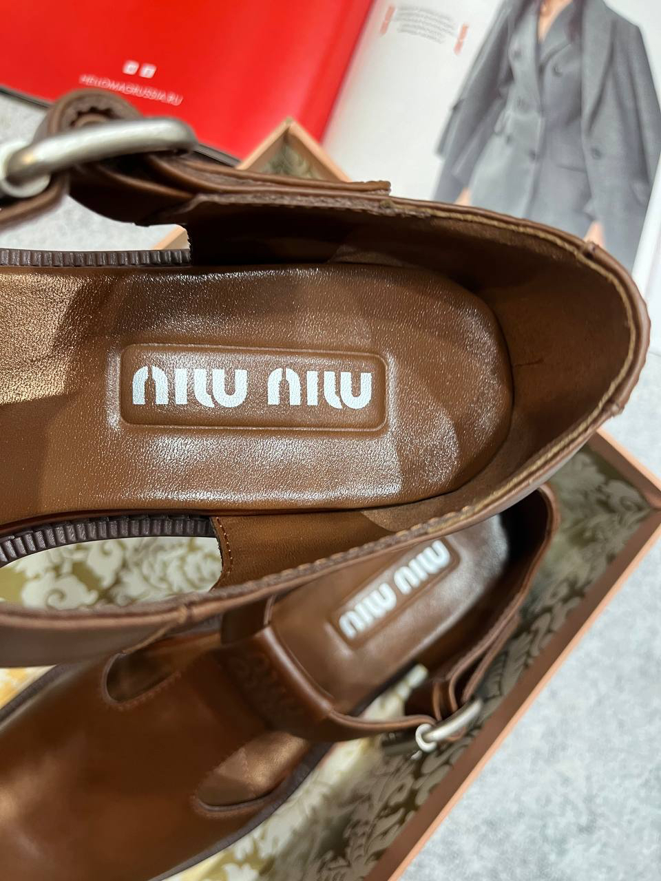 ТУФЛИ MIU MIU детальное фото