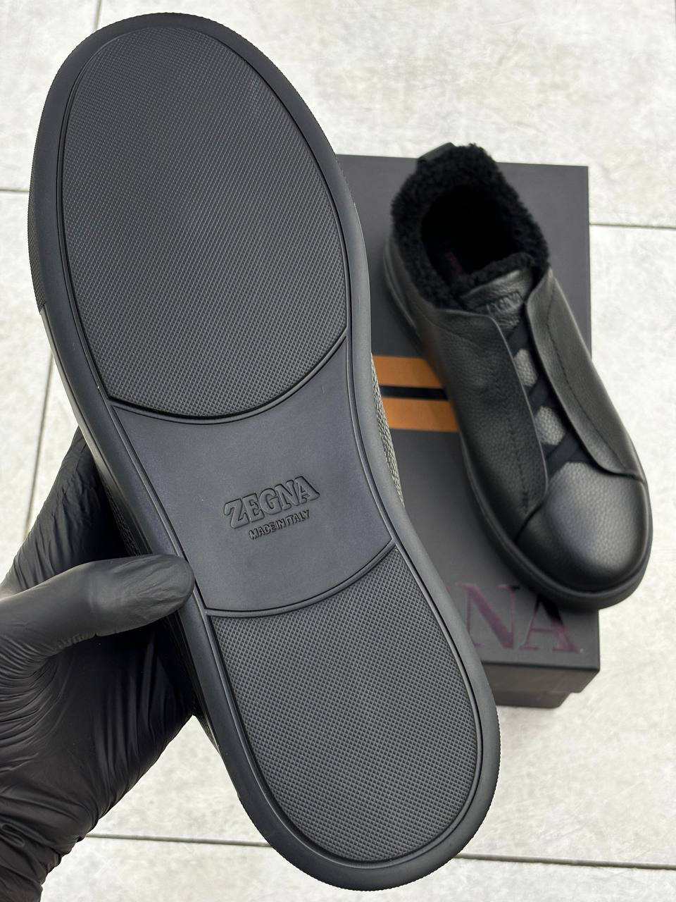 МУЖСКИЕ КЕДЫ ZEGNA детальное фото