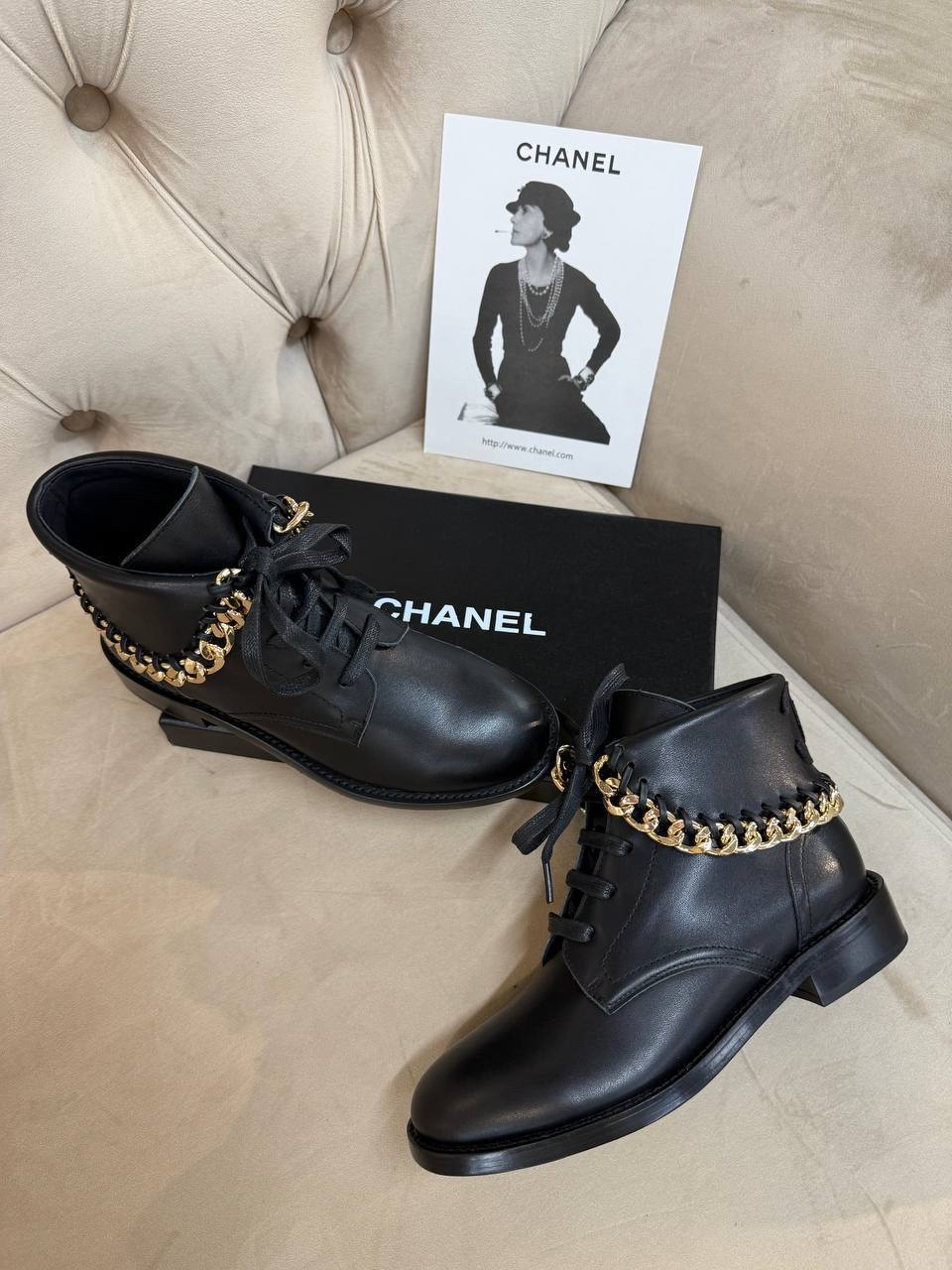 БОТИНКИ CHANEL детальное фото