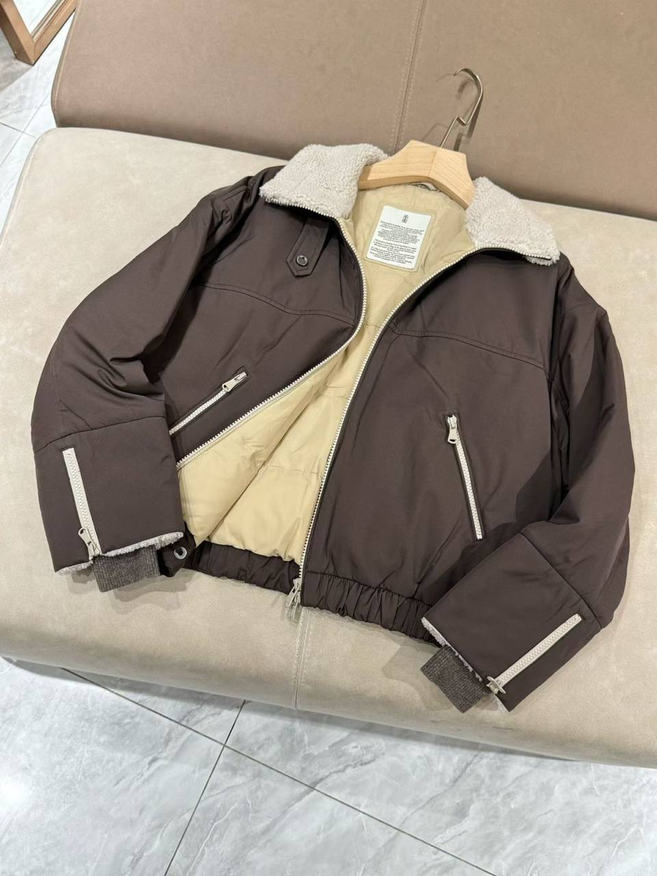 ПУХОВИК BRUNELLO CUCINELLI детальное фото