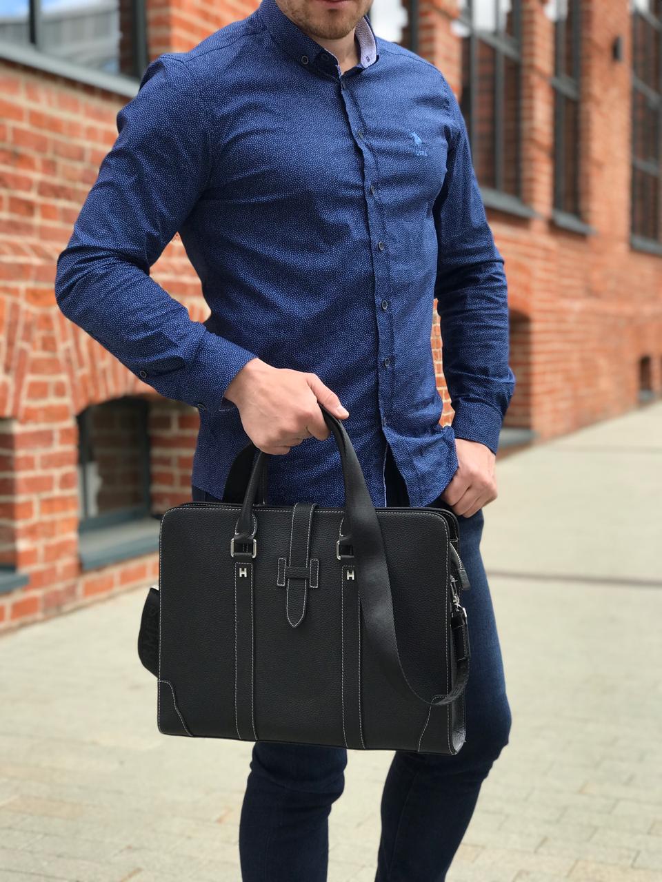 МУЖСКОЙ ПОРТФЕЛЬ HERMES детальное фото