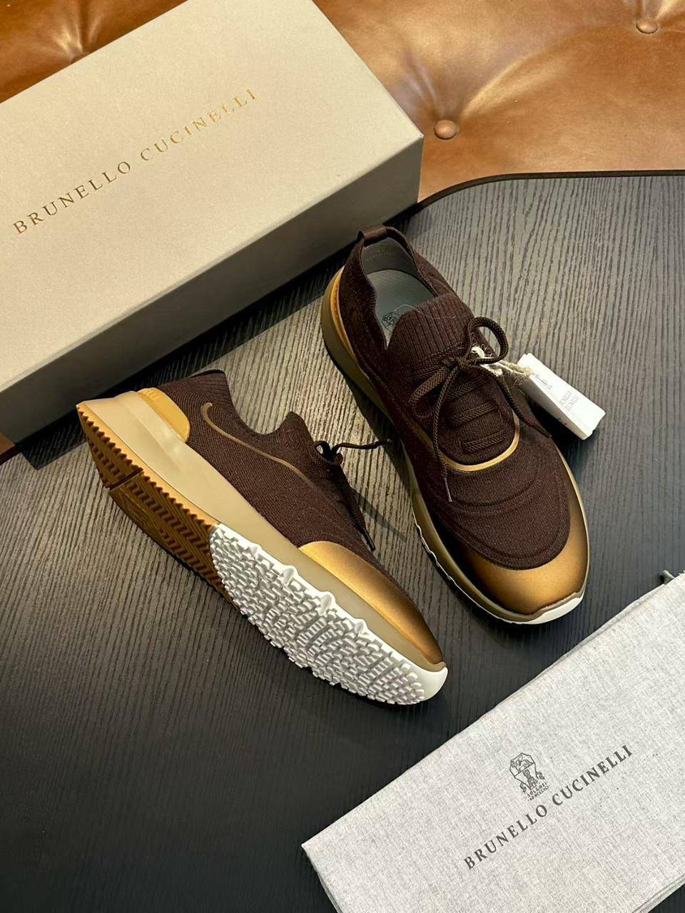 МУЖСКИЕ КРОССОВКИ BRUNELLO CUCINELLI детальное фото