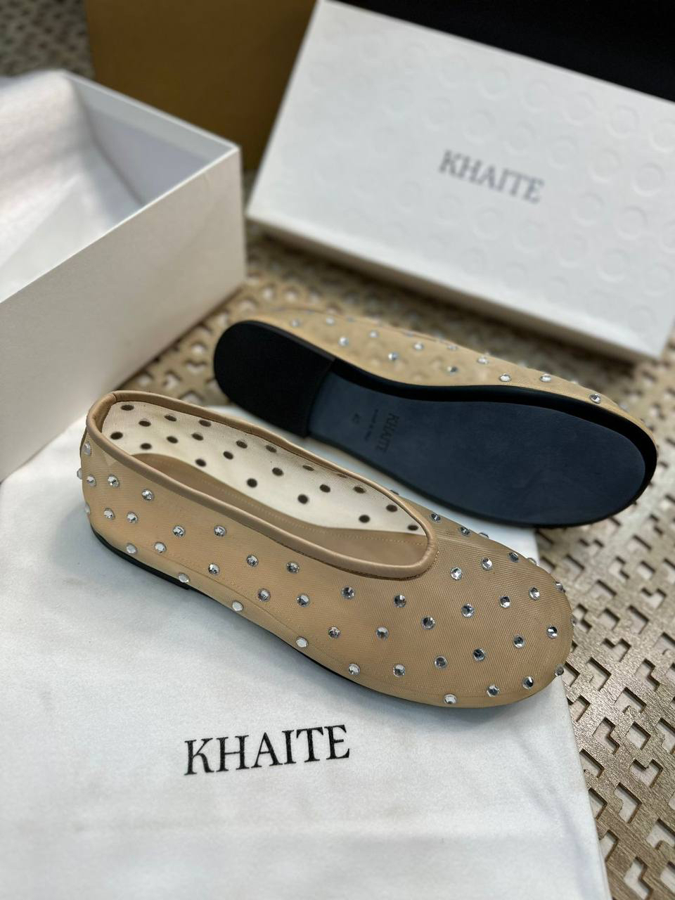 БАЛЕТКИ KHAITE детальное фото