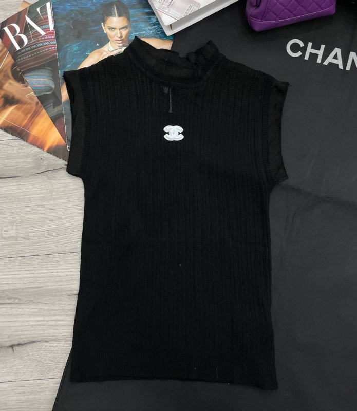 ФУТБОЛКА CHANEL фото