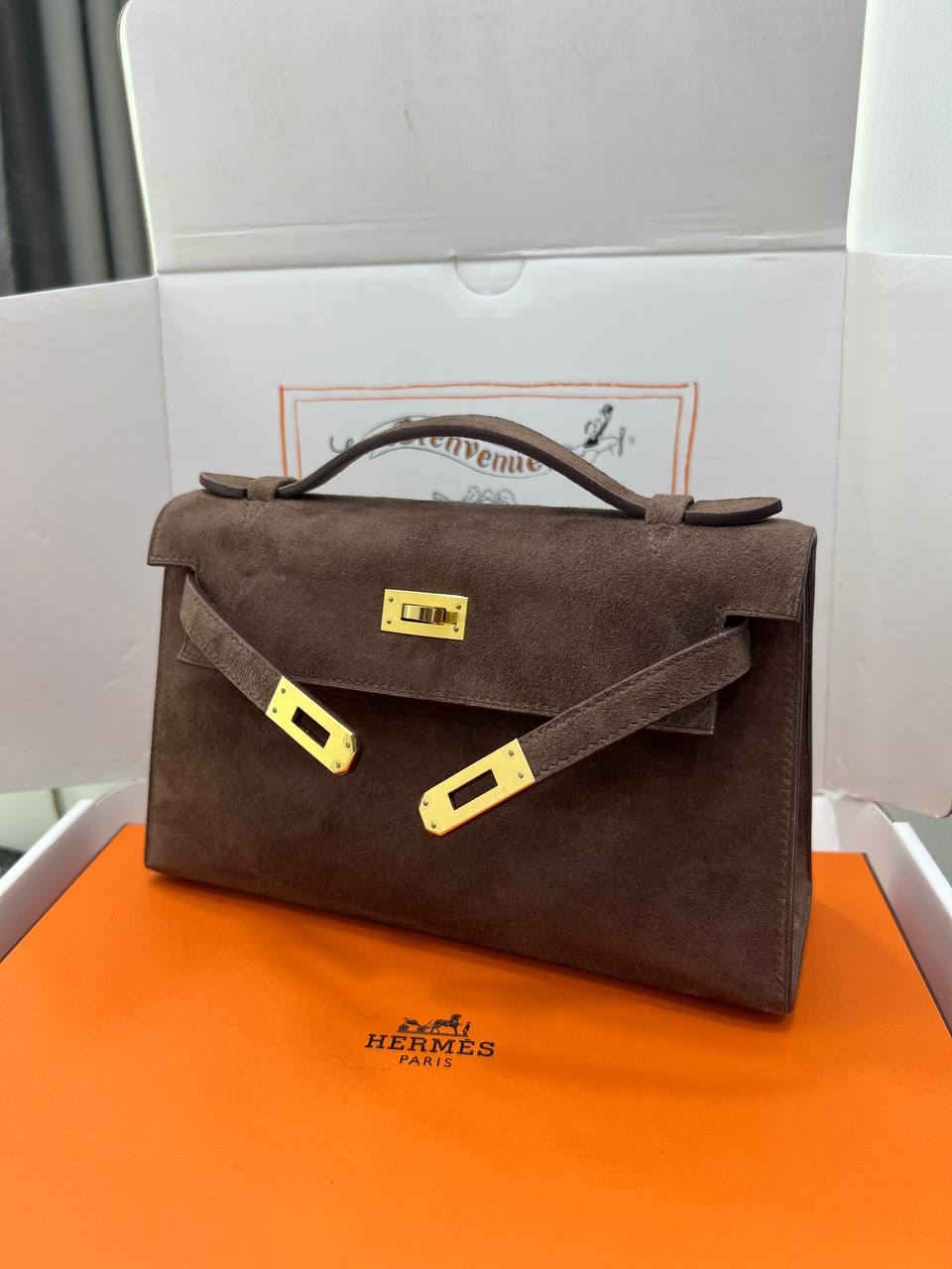 СУМКА HERMES KELLY POCHETTE детальное фото
