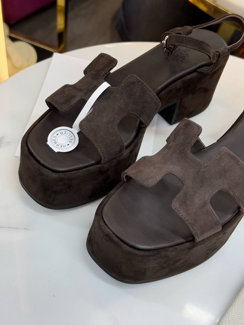 БОСОНОЖКИ HERMES детальное фото