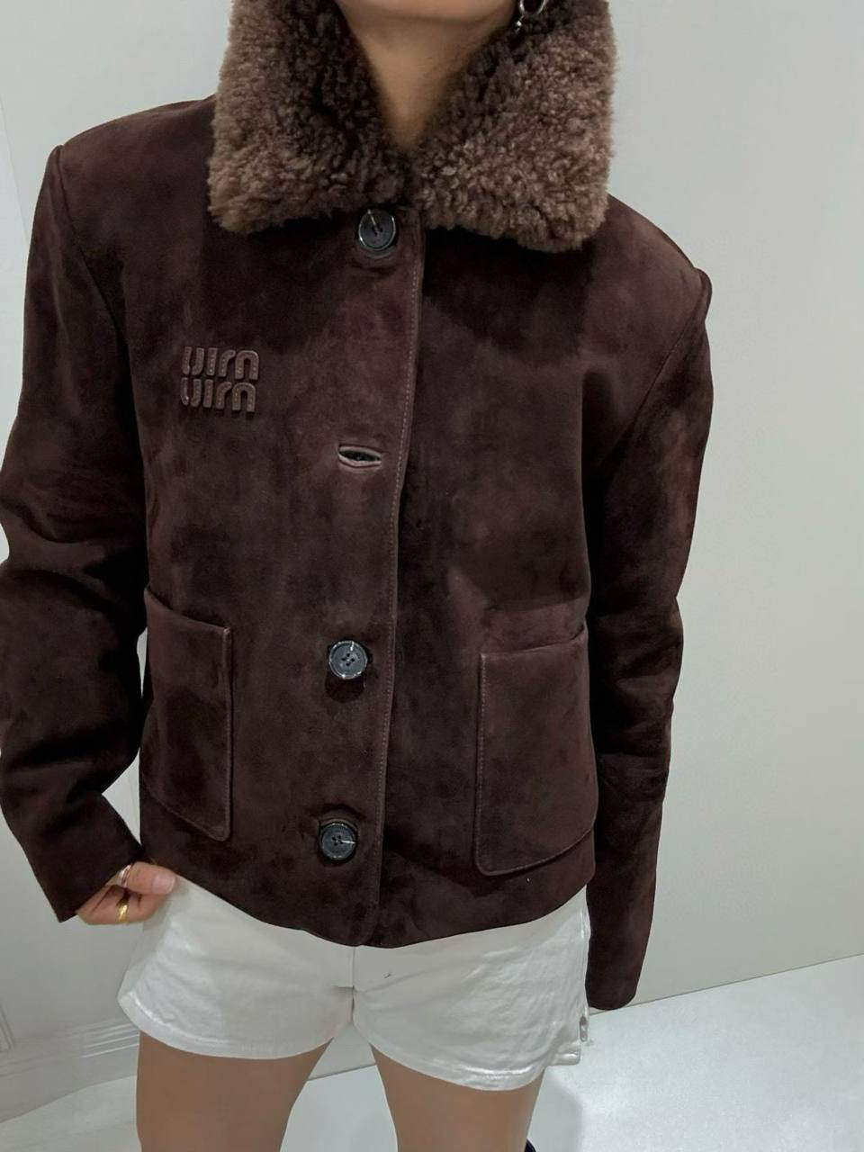 ДУБЛЕНКА MIU MIU детальное фото