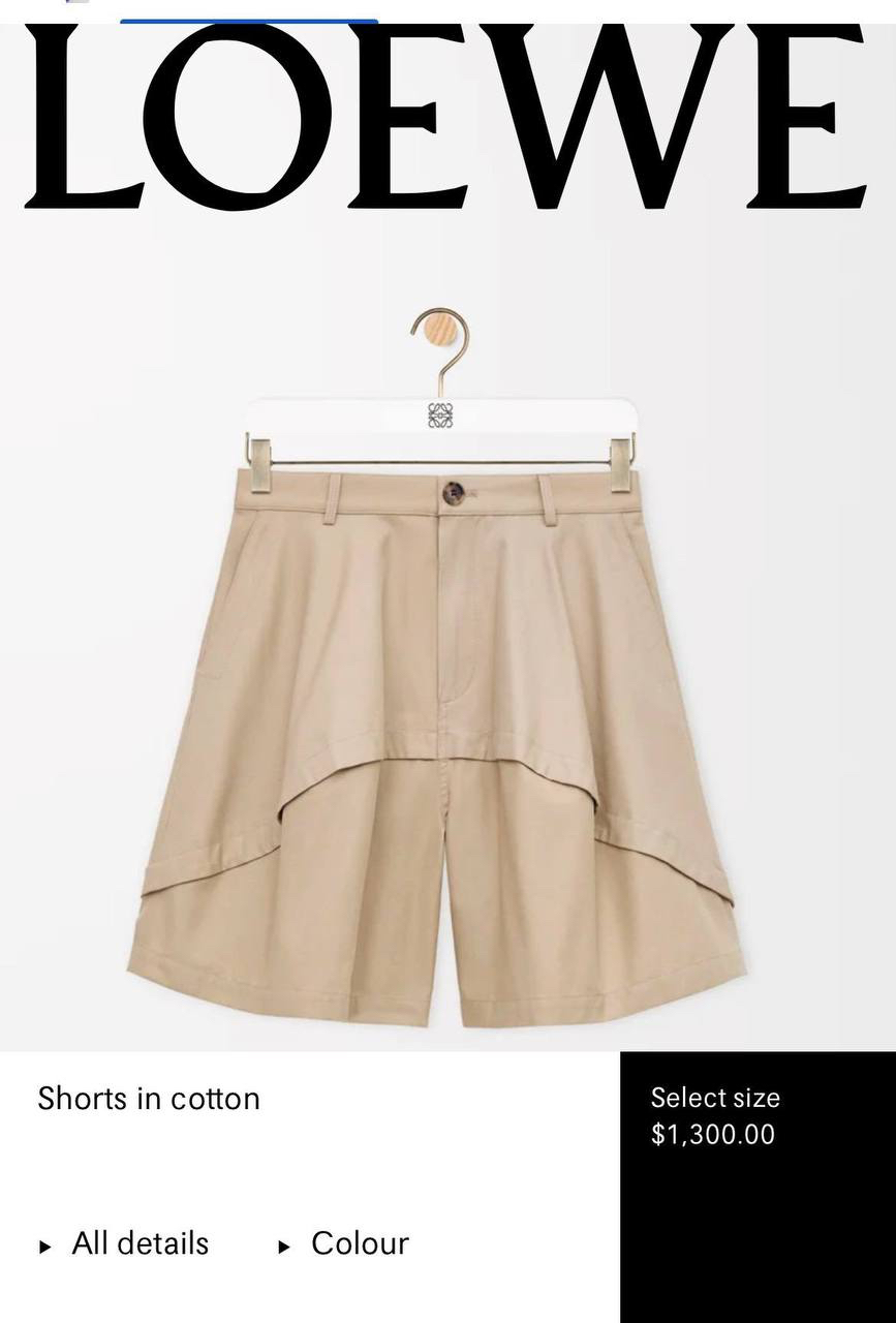 ШОРТЫ LOEWE детальное фото