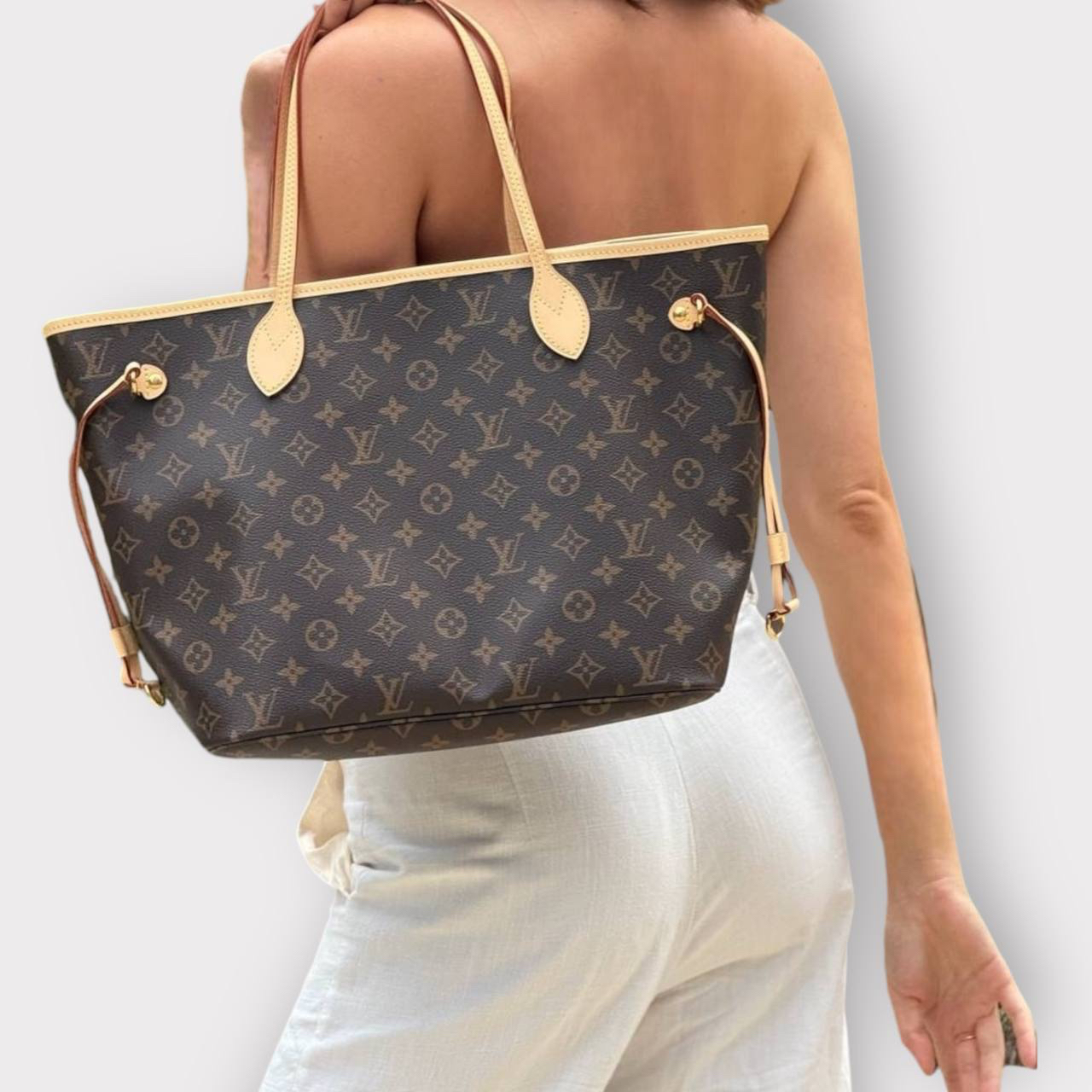 СУМКА LOUIS VUITTON NEVERFULL детальное фото