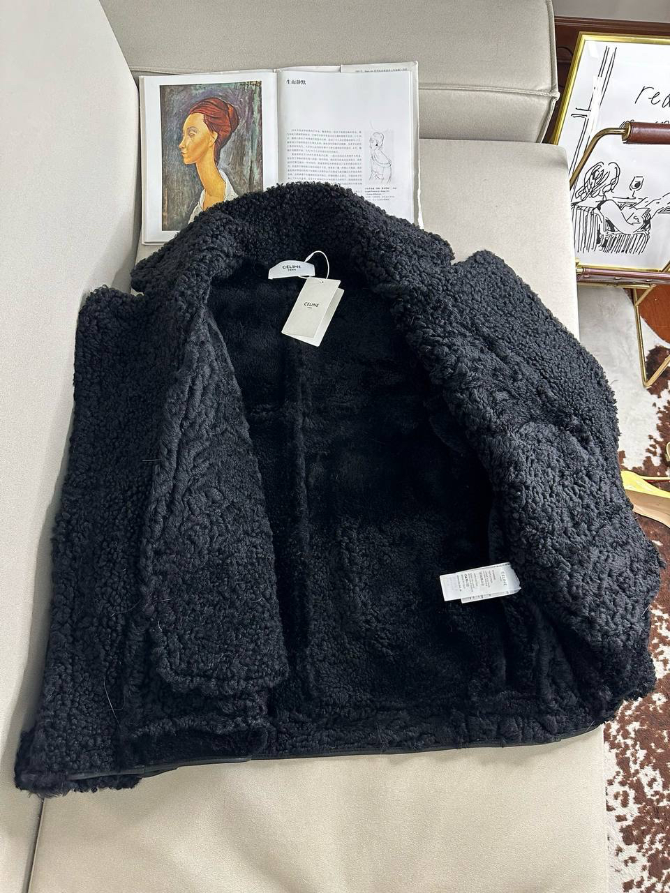 ДУБЛЕНКА CELINE детальное фото